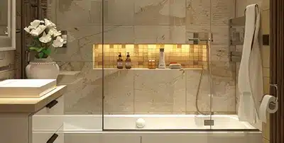 Simple stunning modern bathroom design
